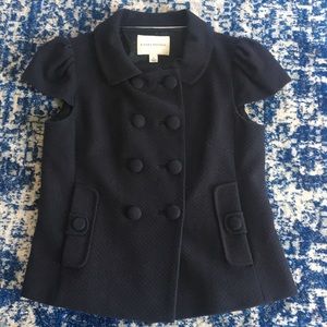 Banana Republic - Black Short Sleeve Pea Coat - 4